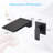 Solid Brass Wall-Mount Waterfall Bathtub Faucet With Single Handle And 4'' Wide Spout