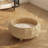 Sleeping in the Bowl Cat Bed, Hand-Woven Cat Nest With Soft Cushion And Non-slip Base-33619083
