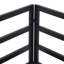  Garden Sofa Set With Cushion 3 Pcs Black Aluminium
