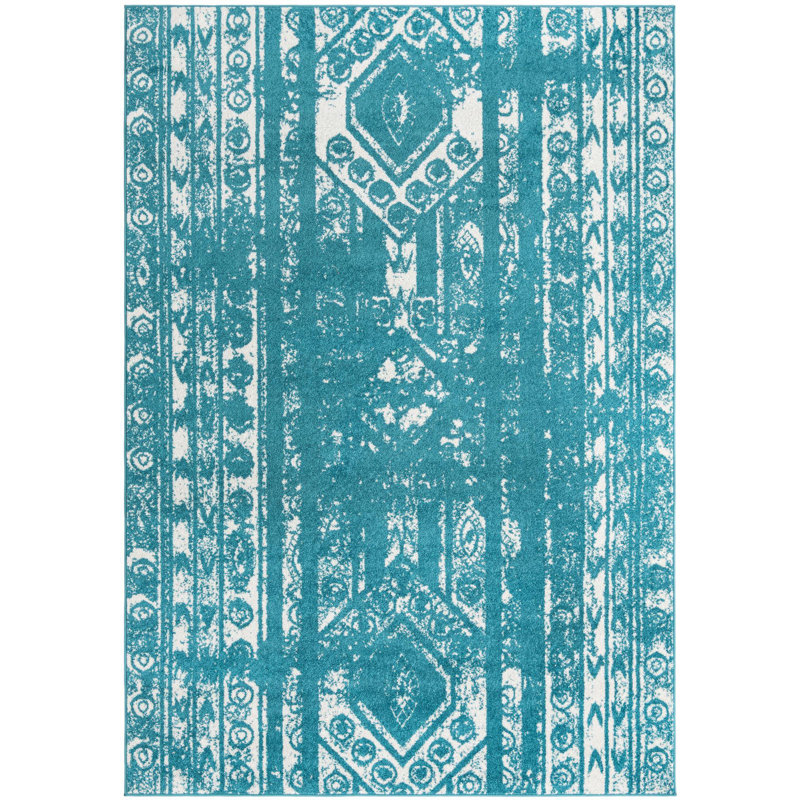 Geometric Indoor Rug, Rectangle 7' x 10'