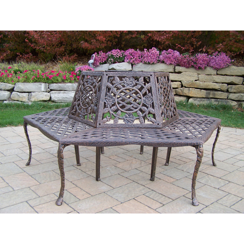 Banc d'arbre en aluminium Robertsdale West Side