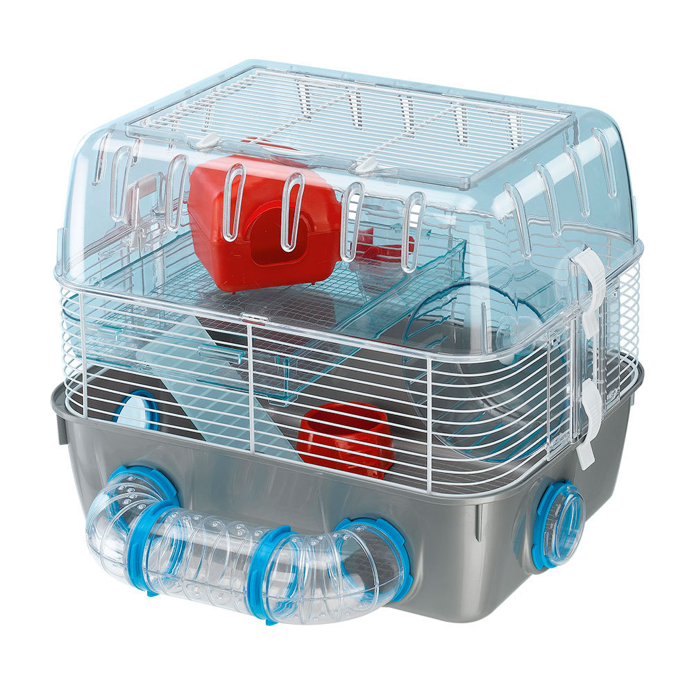 Plastic hamster outlet cage no bars