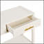 Console d'entrée avec tiroirs à rayures verticales, pieds longs et tablette inférieure pour le rangement-1476118345