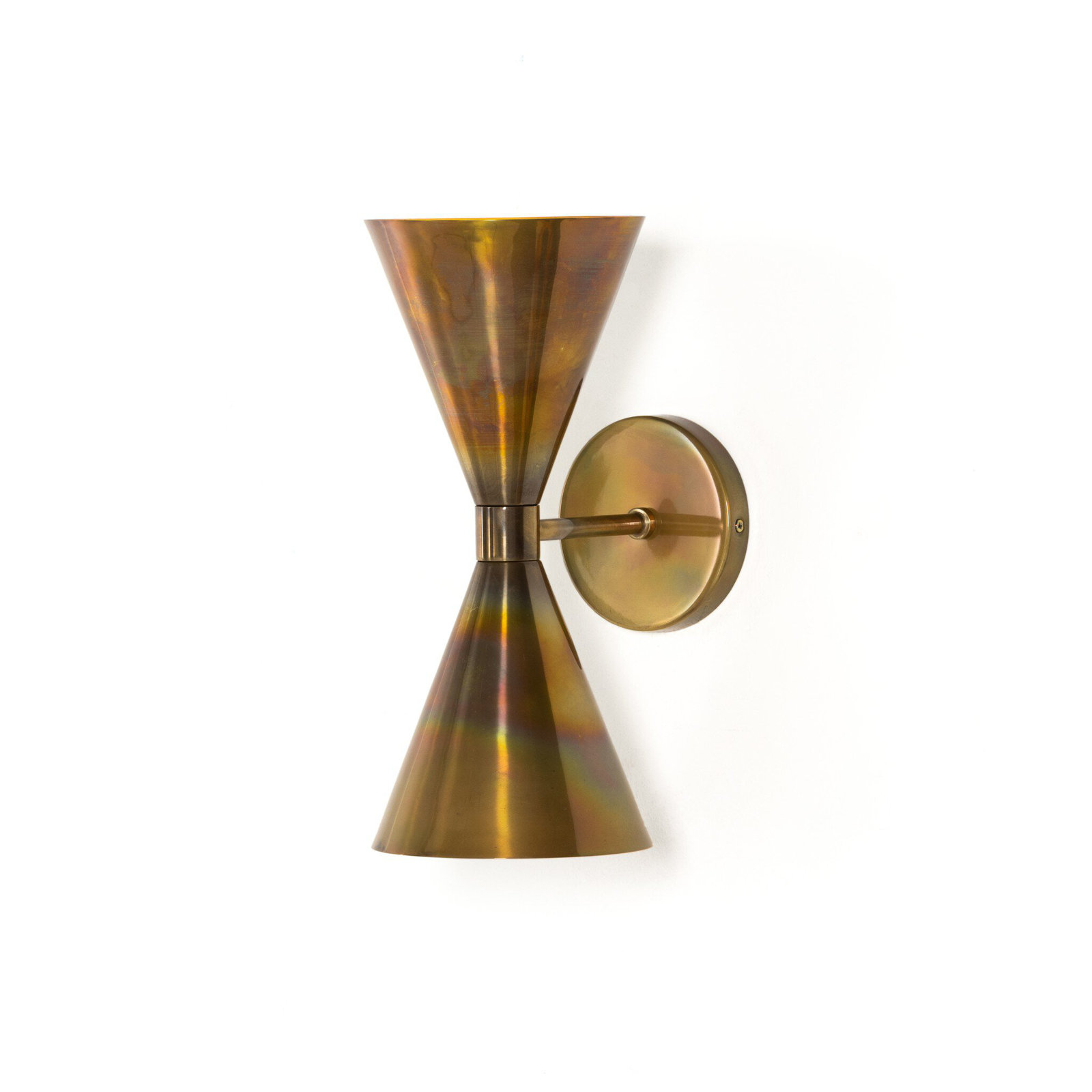 Lomnick Sconce-Burnt Brass