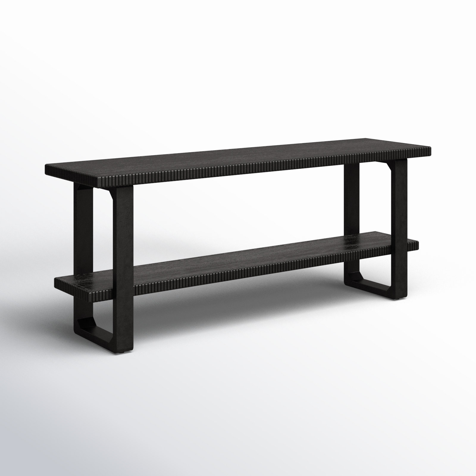 Urbana 56" Mango TV Stand, Black