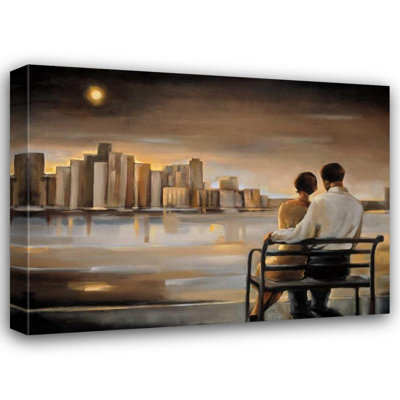 Art sur toile tendue avec Winston Porter Biddle, Trish Gallery, Reflections III