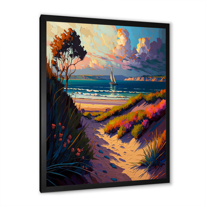 Terra Cotta Bonzai Mountains V - reproduction sur toile, Cadre photo noir, H 20 po x l 12 po x P 1 po