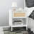Salome 1 - Drawer Nightstand Accent End Table Side Tables with Open Storage Shelf