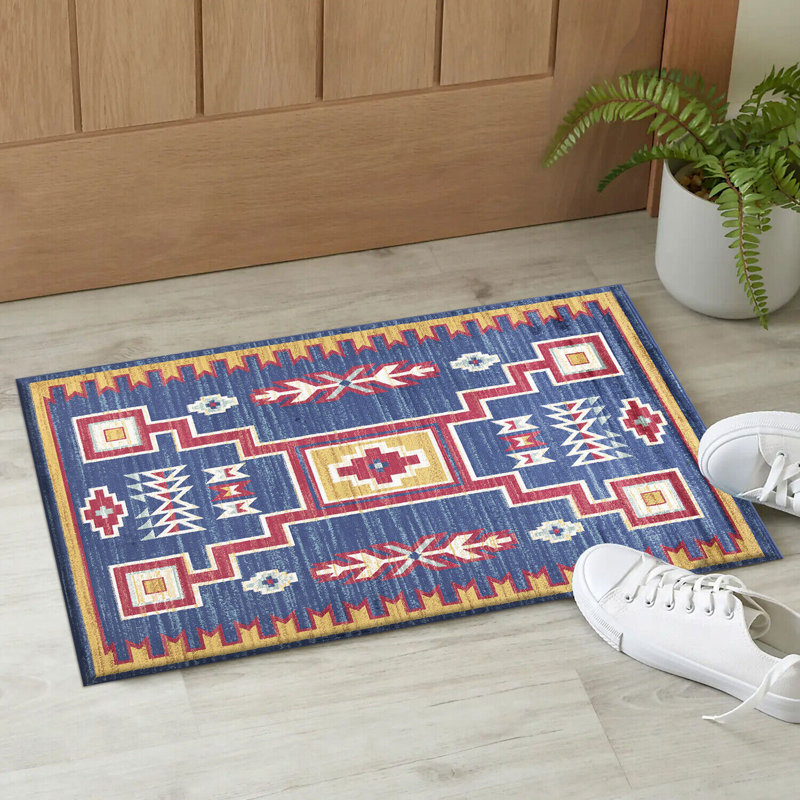 Beverly Southwestern Indoor / Outdoor Area Rug, Rectangle 80cm x 150cm