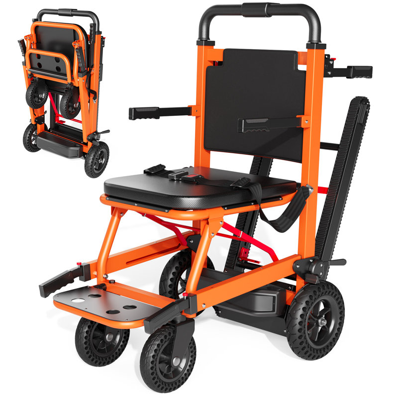 Motorized Stair Climbing Wheel Chair For Adults Electric Stair Climbing Hand Trucks 440lb Capacity