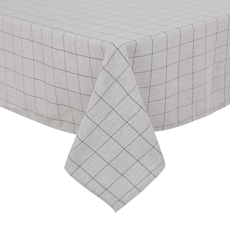 Angeliana Tablecloth, 130cm W x 220cm L, Black