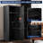 10-12 Gun Safe For Rifles And Pistols Biometric Gun Cabinet For Rifles And Shotguns Fingerprint Rifle Safes For Home Clearance Gun Safe Long Gun Locker With Removable Shelf Gun Rack Unassembled