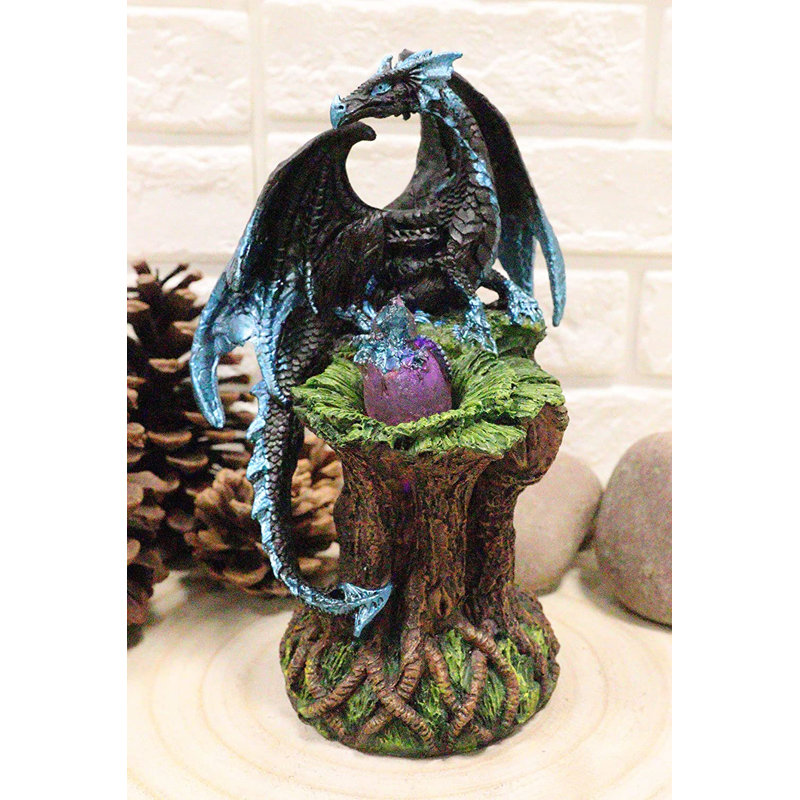 Figurine translucide œuf avec veilleuse DEL