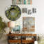 Horloge murale rétro en métal vieilli 12 po