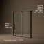 Echelon Sliding Bath Door, 58-1/4 In. H X 55-3/4 - 59-3/4 In. W, With 5/16 In. Thick Crystal Clear Glass-183994331