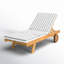 Chaise longue d'extérieur