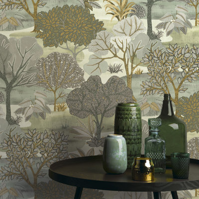 Papier peint Allure Forest Moss