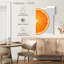 Orange demi-tranche - reproduction sur toile tendue-1650454834