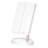 Infinity Trifold LED Makeup Mirror with 2x and 3x Magnification, Adjustable Mirror, Cordless Use