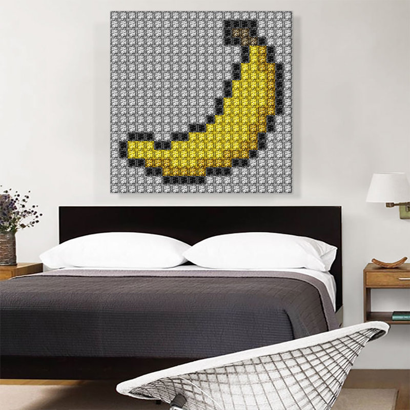«Yellow Banana Fruit», impression sur toile tendue, H 36 po x l 36 po x 1,5 po