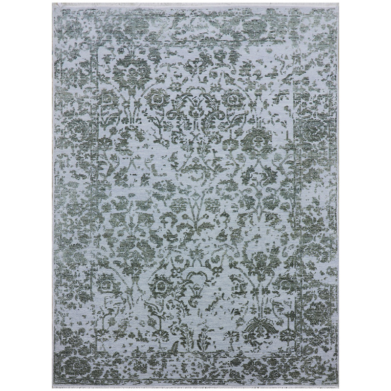 Floral Area Rug, Rectangle 6' x 9'