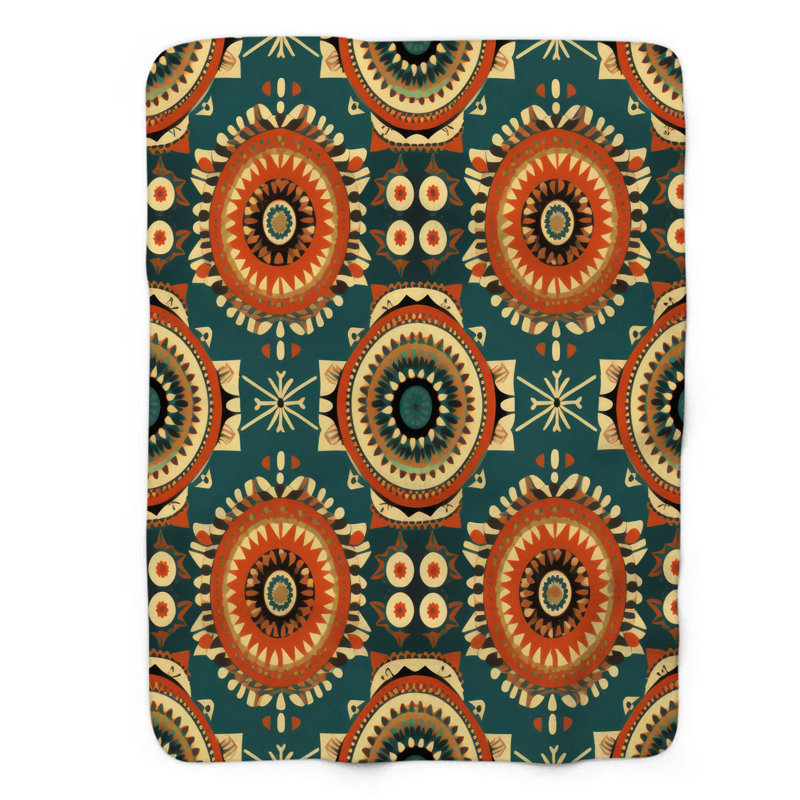 Tissu hippie - couverture 1 pièce, Grand lit