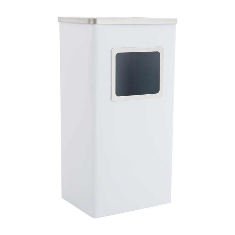 Trash Can Garbage Can, White