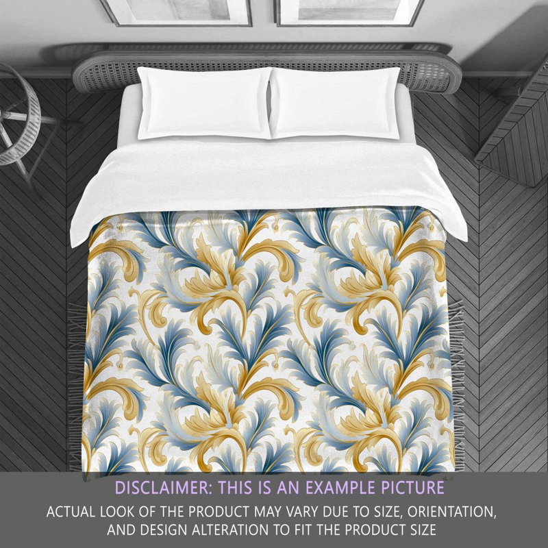 Machine Printed Comforter, Twin