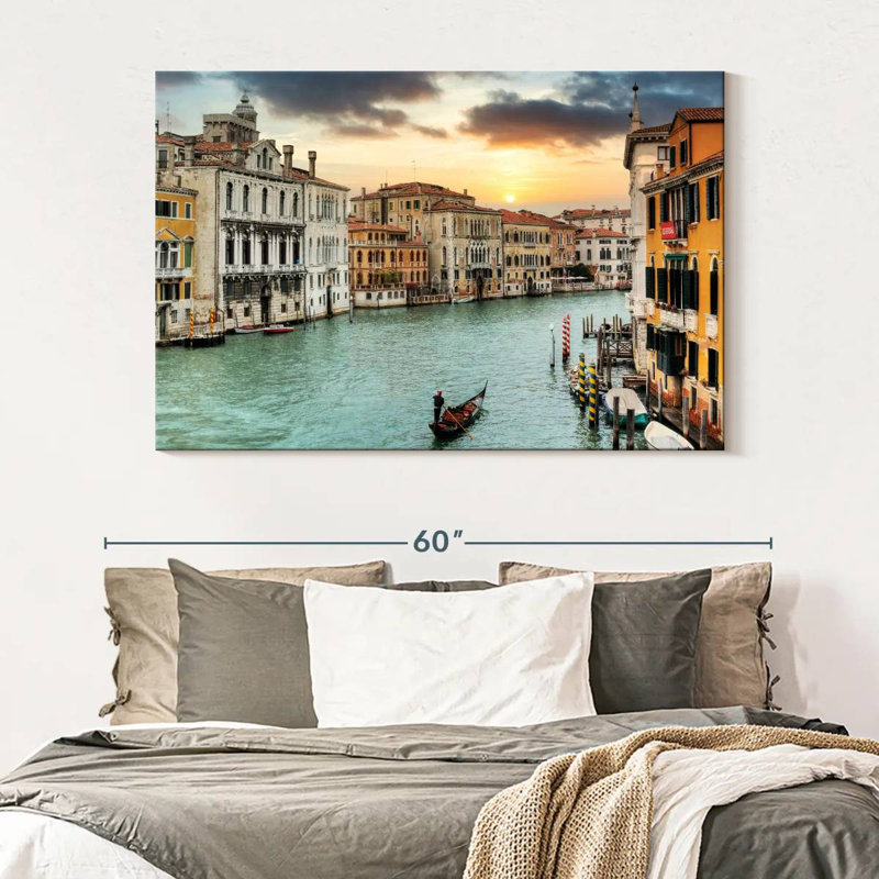 Kavia Gran Canal Vista At Dusk, 34" H x 51" W