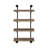 Shannock 46'' H Stainless Steel Floating Bookcase-368225511-294782416