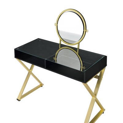Bureau de meuble-lavabo avec miroir