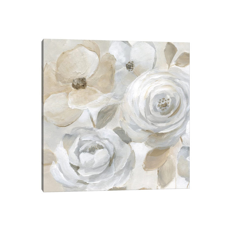 Soft Symphony - Painting on Canvas, 45.72 cm H x 45.72 cm W x 1.91 cm D, Wrapped Canvas