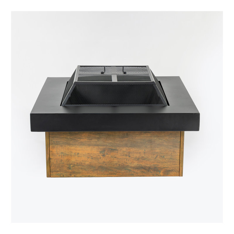 Iron Fire Pit Table Wood-burning stove