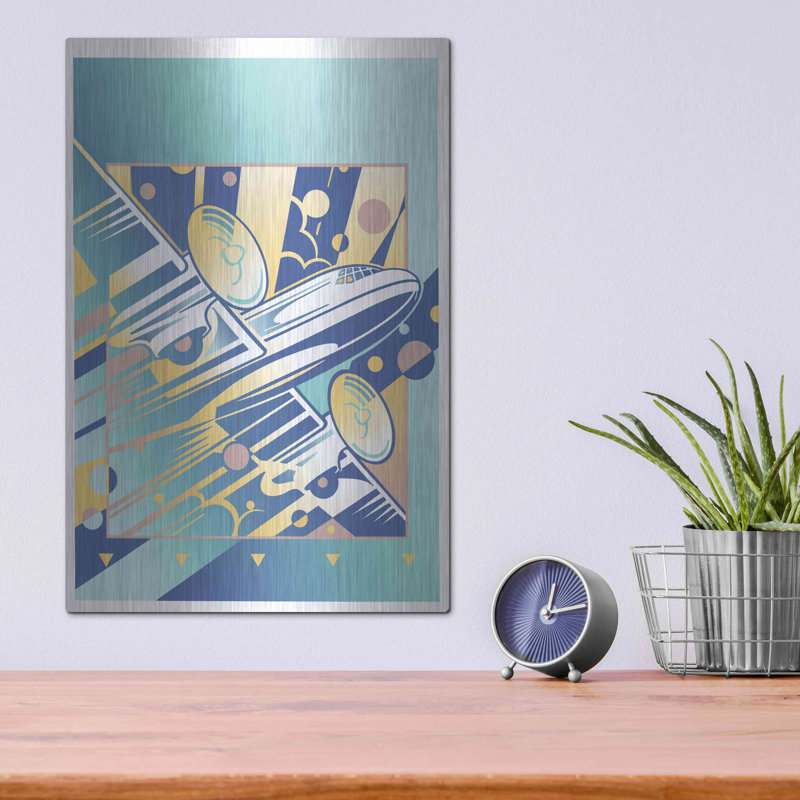 «Take Off Blue» par David Chestnutt, H 16 po x l 12 po