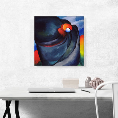 Lac George, manteau et rouge 1919 par Georgia O-Keeffe - reproduction d'art sur toile tendue