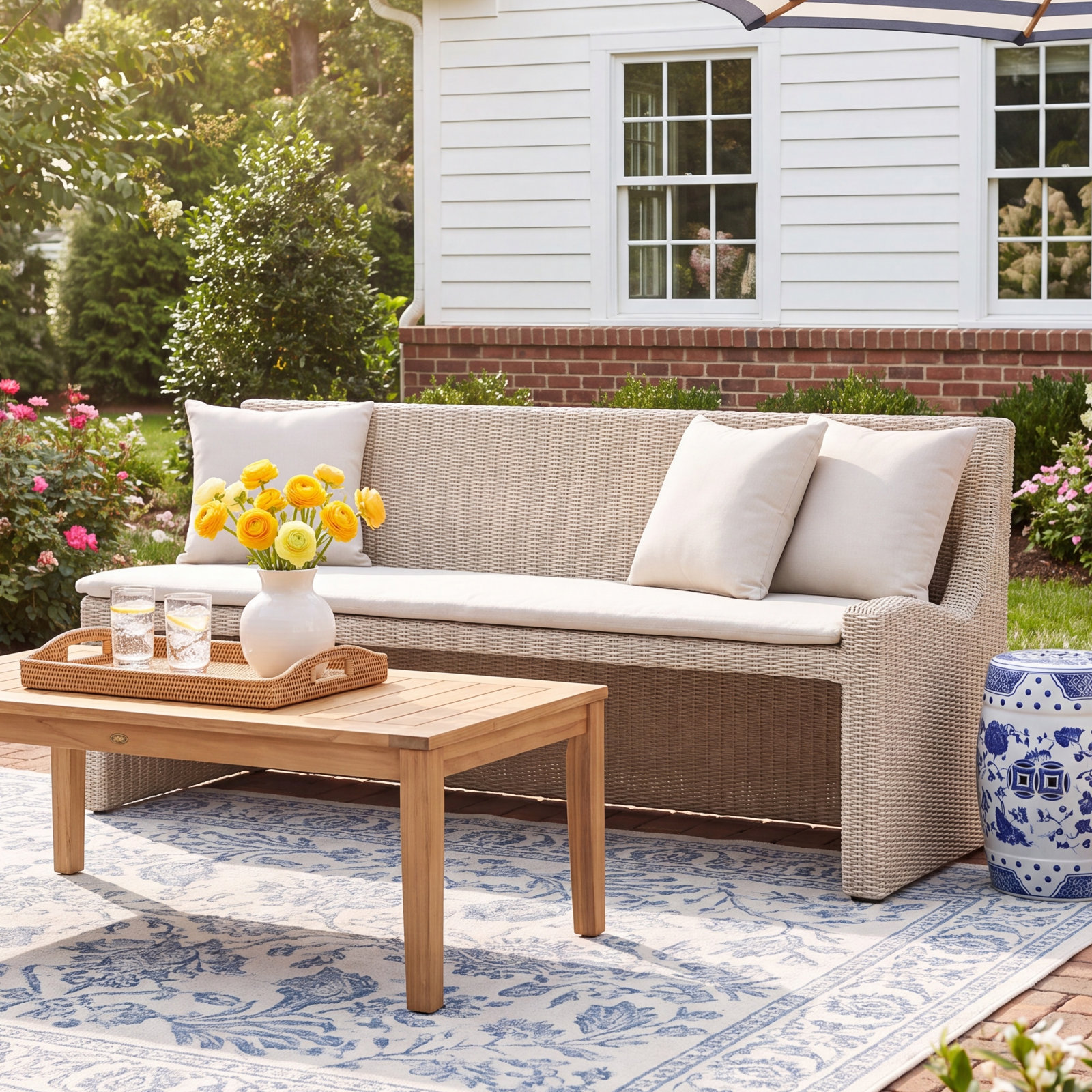 Senna Outdoor Dining Bench