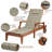 Outdoor Chaise Lounge Cushion-48814724-48814720