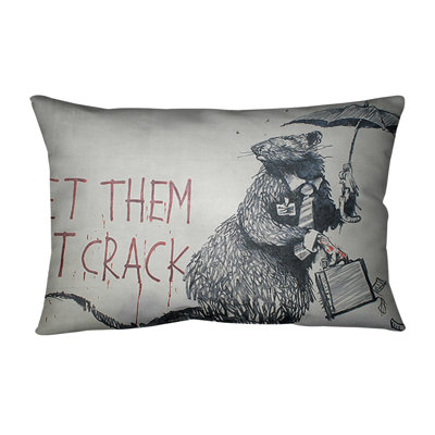Outdoor Reversible Throw Pillow