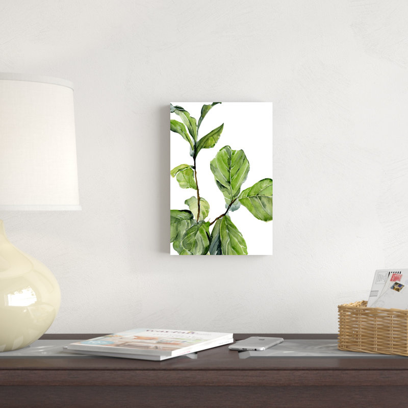 Fiddle Fig II, H 12 po x l 8 po x P 1,25 po