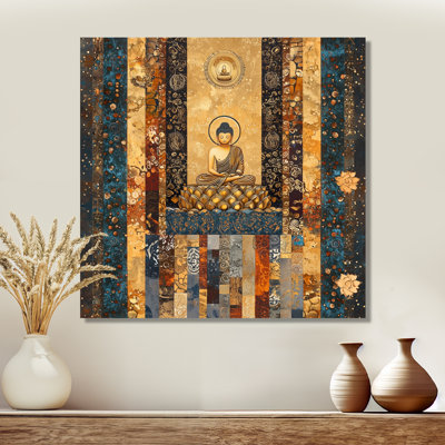 Buddha Mystic Harmony Of Buddhism - Spiritual Metal Wall Art, Buddhism Metal Print