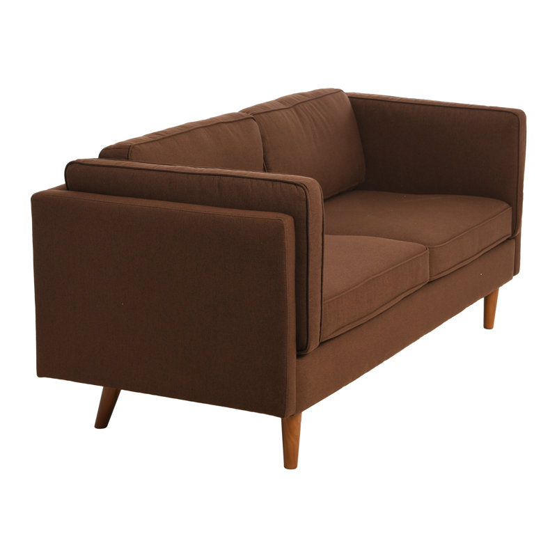 Canapé Atley, Tissu brun