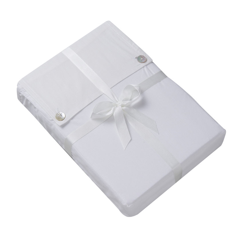 Drap 100% coton 600 fils Mea, Simple