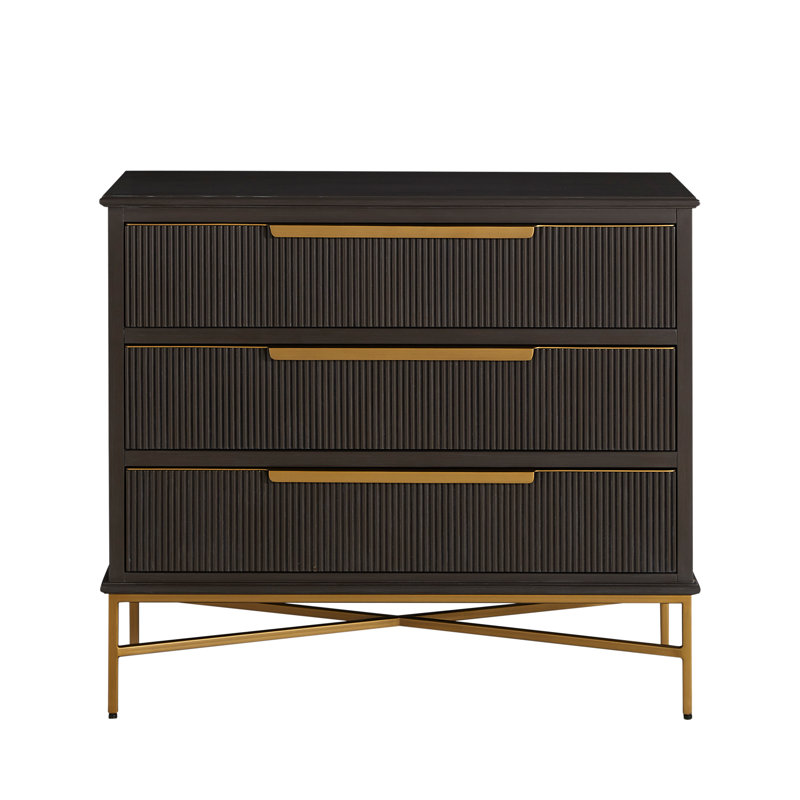 Riggs Chest - Dark, Sesame Black, Stained Brass