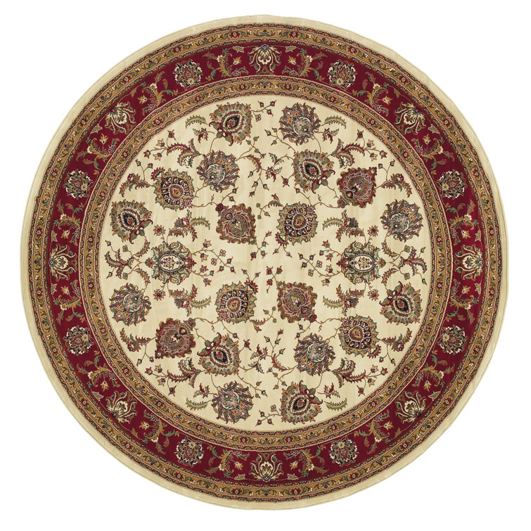 Tapis rouge / ivoire Shelburne