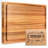 Howard Edge Grain Acacia Solid Wood Cutting Board - Reversible Extra Large Butcher Block with Juice Groove and Easy Grip Handle for Chopping, Serving, and Meal Prep-111651211