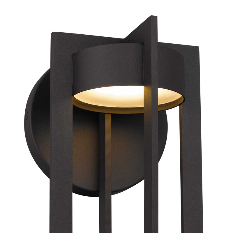 Furo LED Wall Sconce with Open Curved Frame, Modern Architectural Design, 3-CCT Selectable, Dimmable, Wet-Location Rated, Dark Sky Friendly