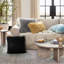 Coussin décoratif long en fausse fourrure, coussin d'appoint moelleux-1387759754-1387759801-1385087378