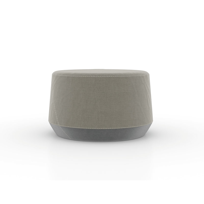 Pog II Solid Accent Stool with Sturdy Design, Durable Upholstery, Multiple Sizes, Heather