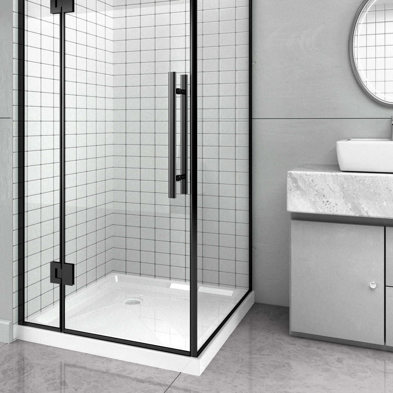 36'' W 36'' D Square 2 Shower Base