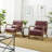 Jabarius Faux Leather Armchair-224800019